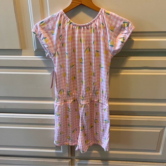 NWT Girls Lemon Romper L - Picture 5 of 6